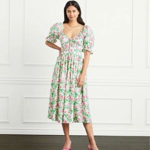 Size M- NWT Hill House Home Ophelia Nap Dress - Pink Roses